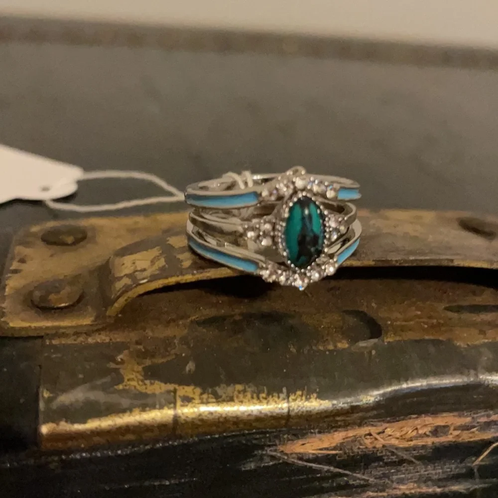 Turquoise stackable ring - Picture 5 of 7